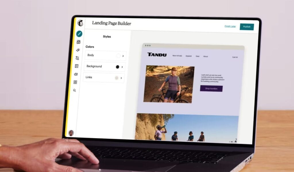 Lead generation with Mailchimp