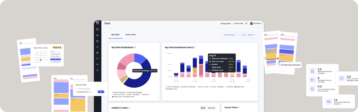 Reclaim scheduling app