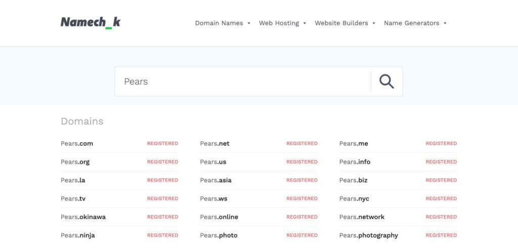 Launching a startup with Namechk