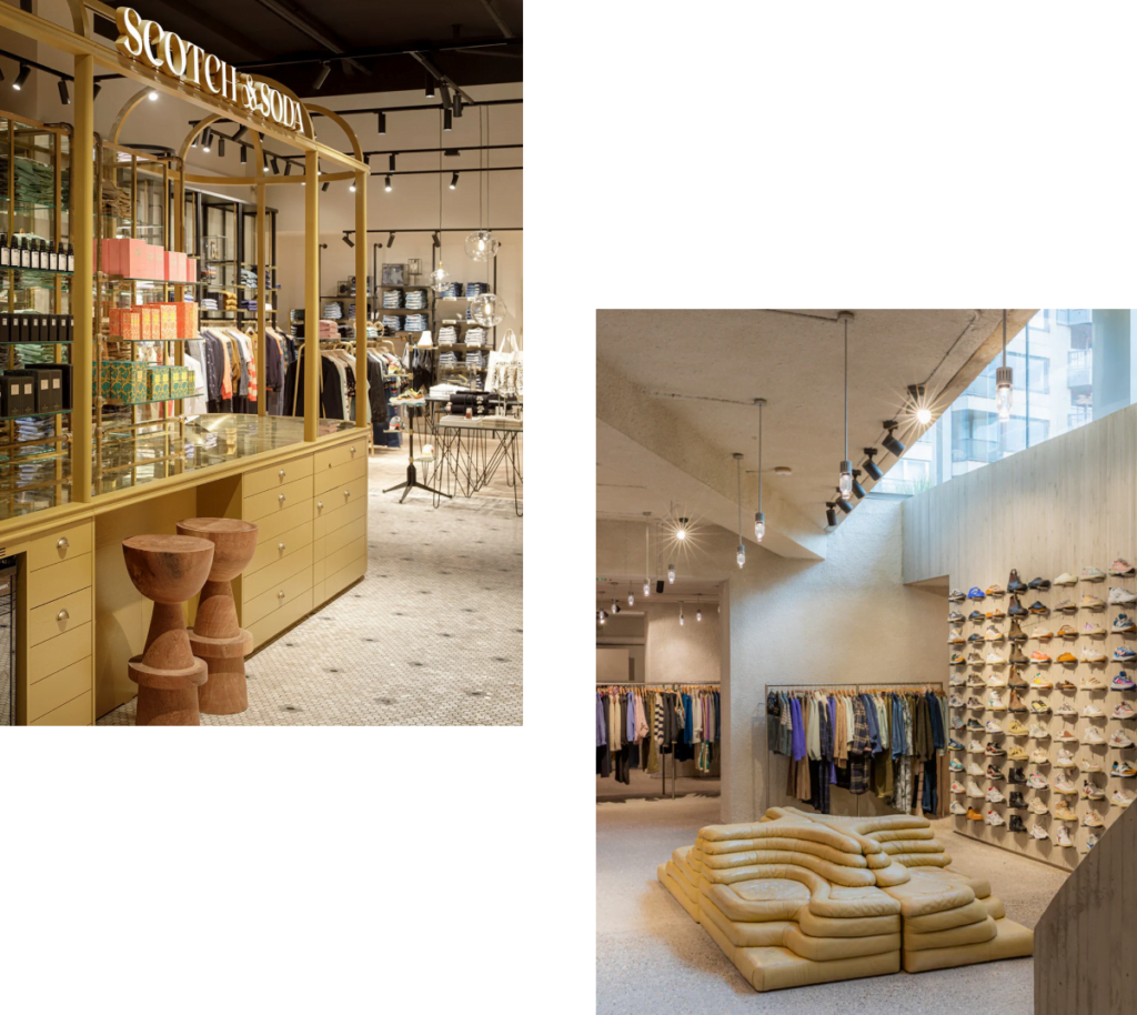 Scotch & Soda en Bellerose interieur